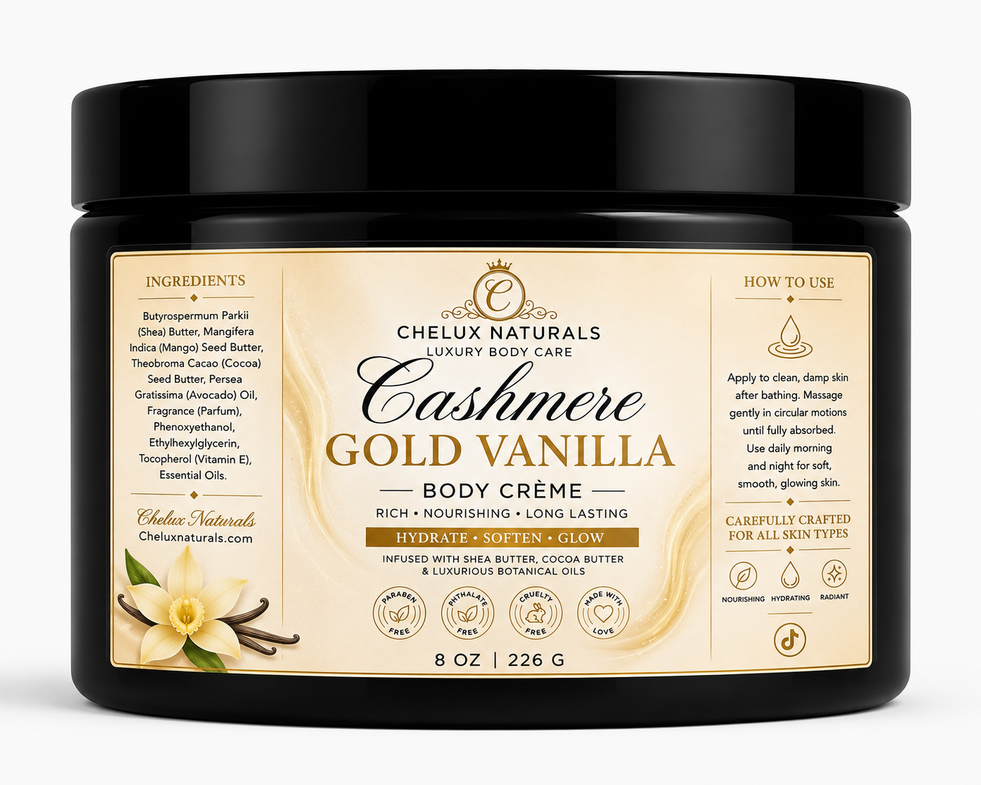 Cashmere Gold Vanilla Body Crème