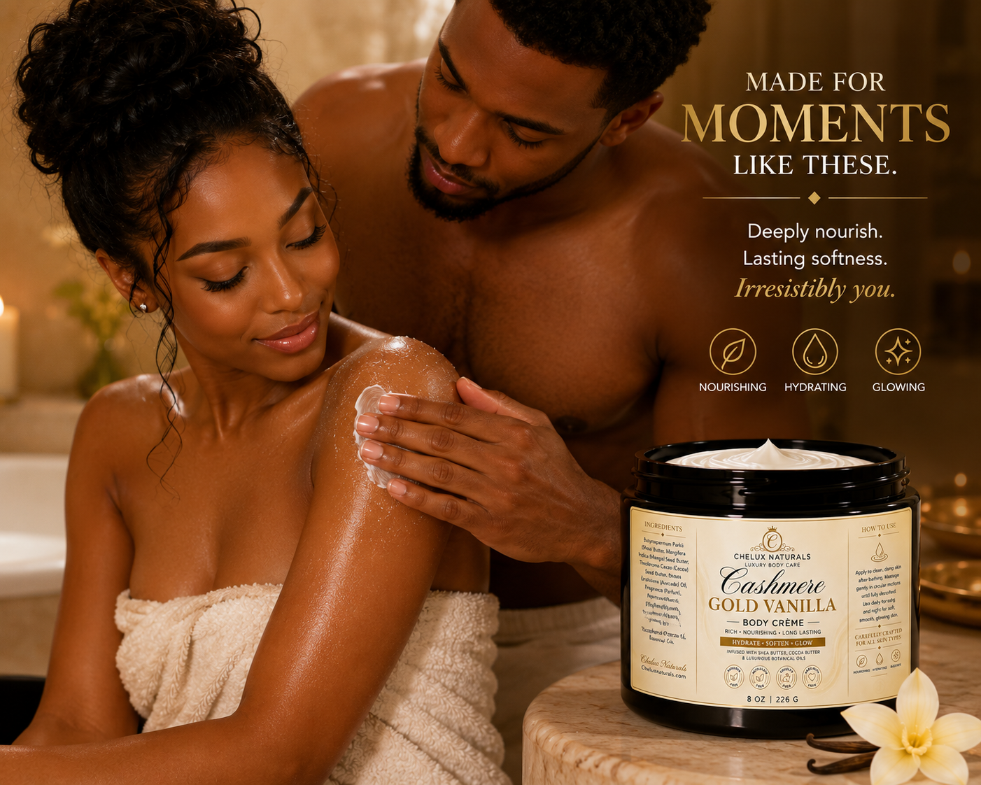 Cashmere Gold Vanilla Body Crème